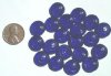 20 6x13mm Cobalt Disks with Swirl